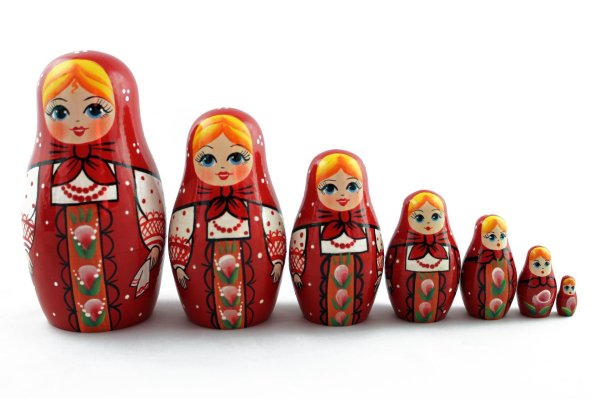 матрёшка русская деревянная игрушка