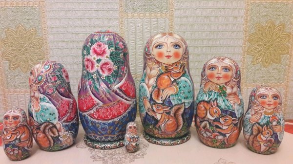 роспись матрешек