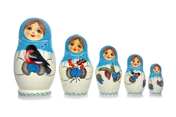 матрешки в ряд