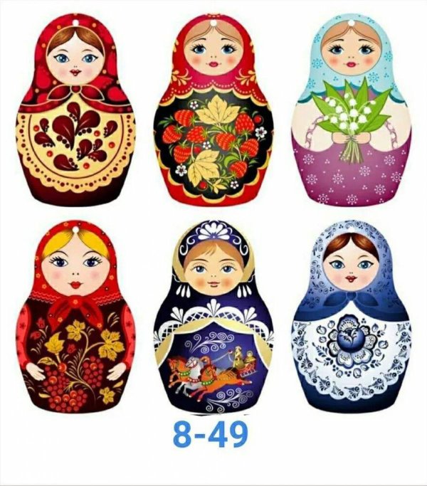 матрёшки виды росписи
