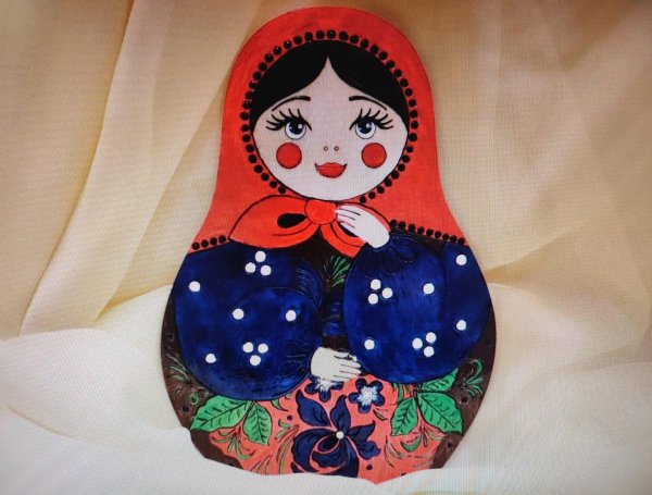 поделка матрешка