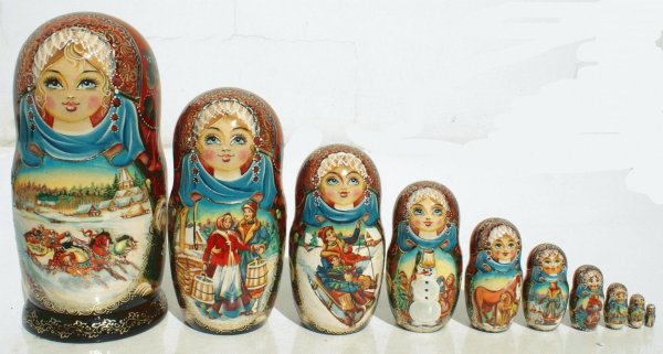 матрешка абрамцево