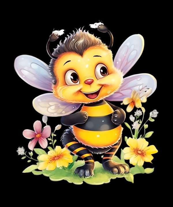 пчела иллюстрация