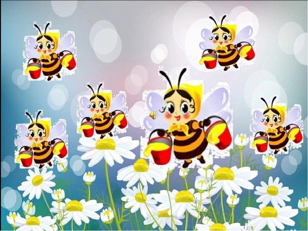 фон с пчелками