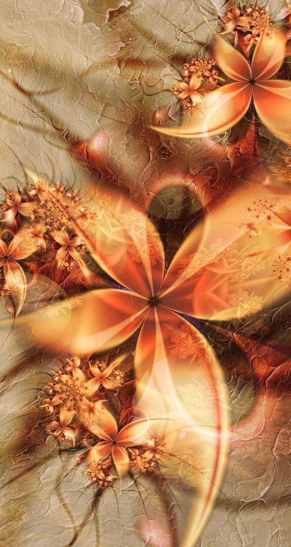 фантазийные цветы