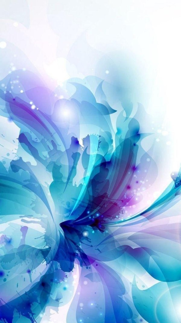 абстрактные цветы