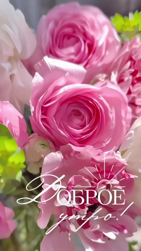 хорошего дня с цветами