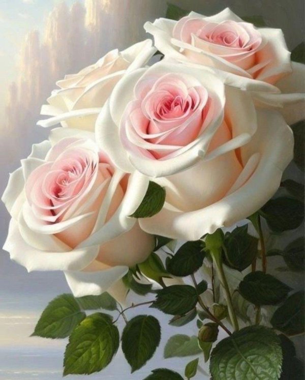 художник василий лучкив розы