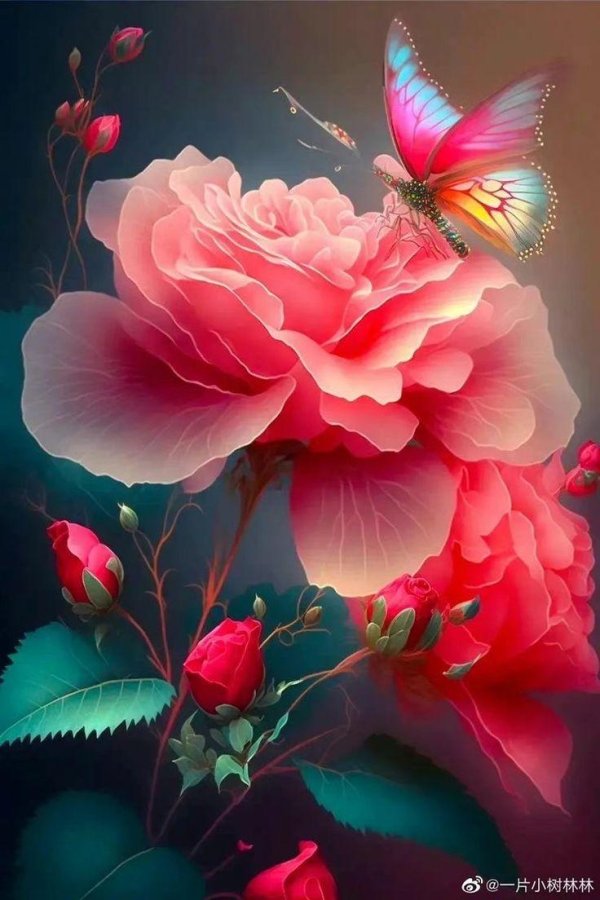 цветок картина