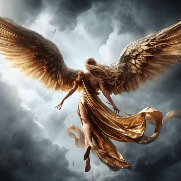 женщина с крыльями