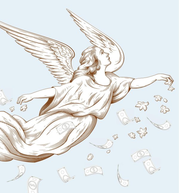изображение летящего ангела
