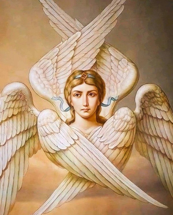 шестикрылый серафим икона