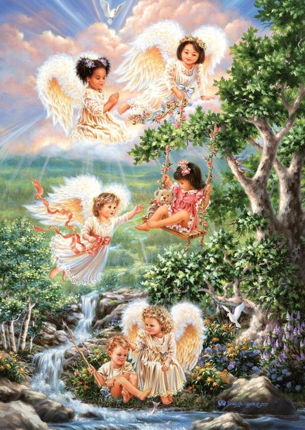 ангелочки живопись