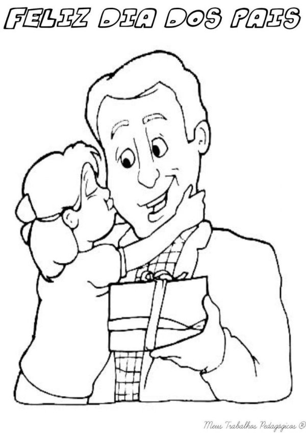 раскраска папе