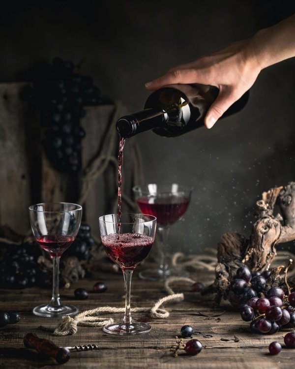 красивое вино