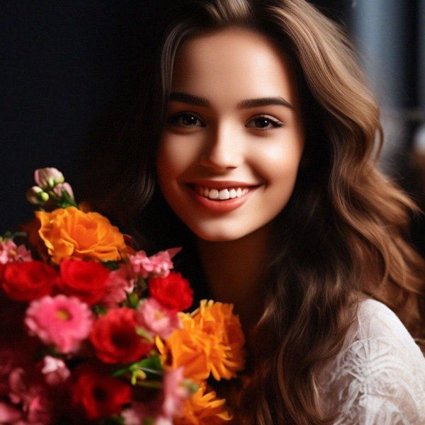 счастливая женщина