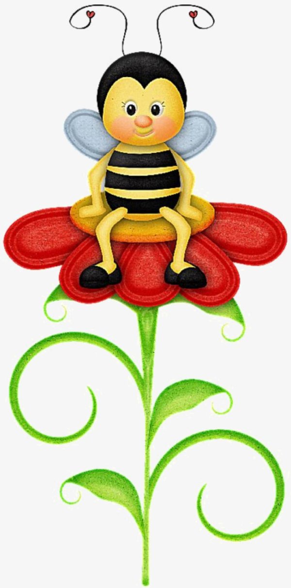 пчелка на цветке