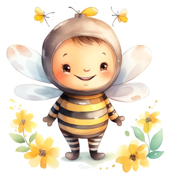 рисунок пчелка