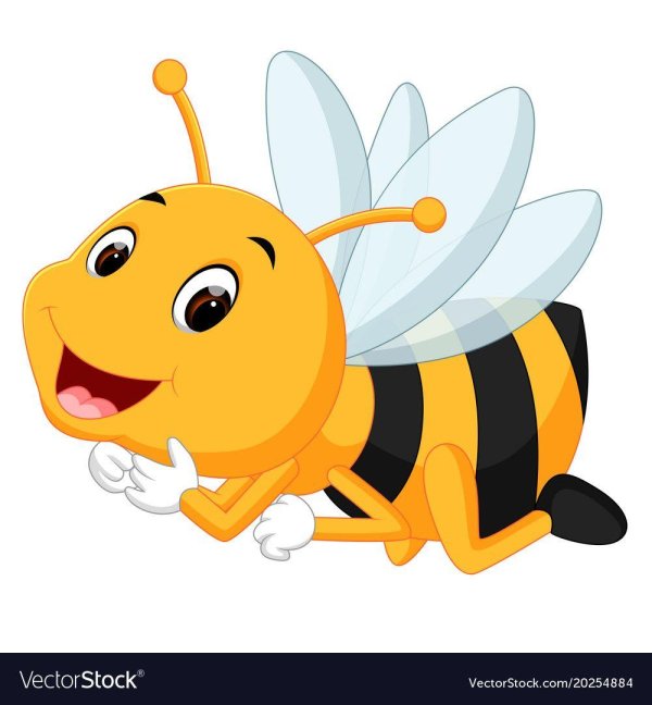 пчела без фона