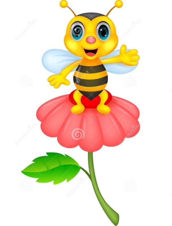 пчелка мультяшная