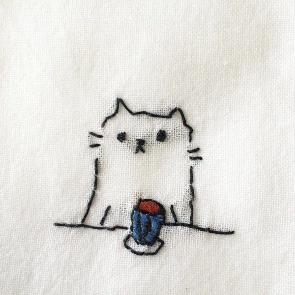 минималистичные вышивки