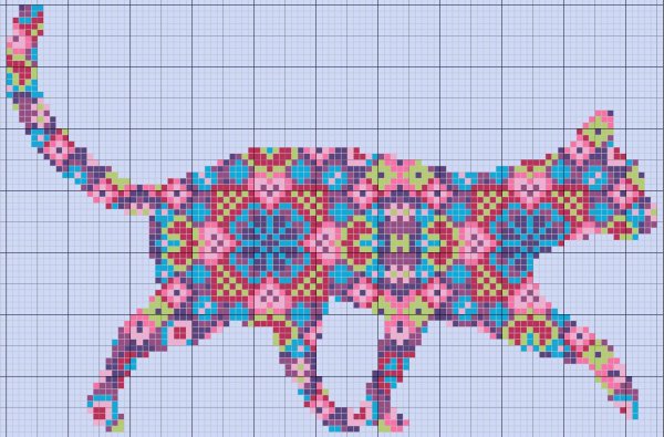 необычные схемы вышивки