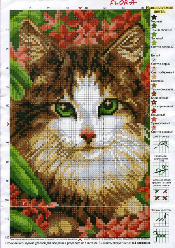 схемы для вышивания большие