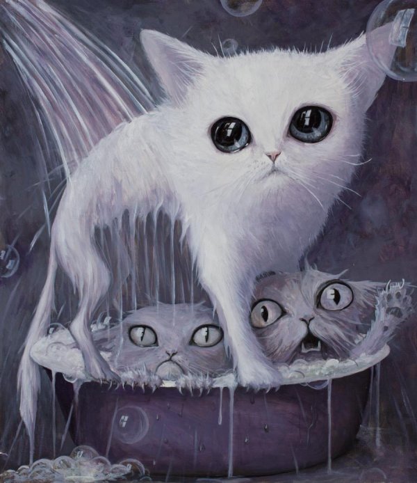 кошачий арт