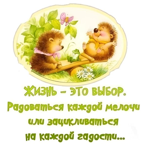 картина ежик