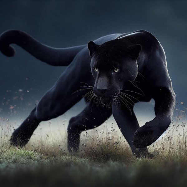 ягуар черный животное