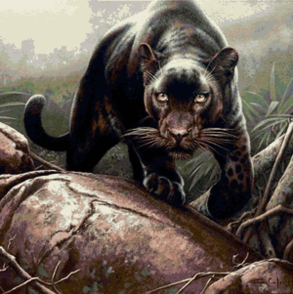 пантера живопись