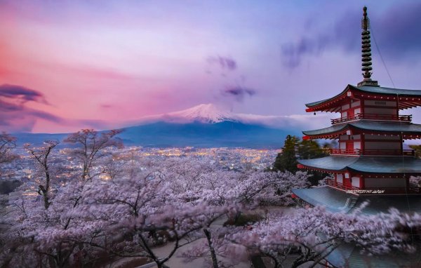 красивые места японии