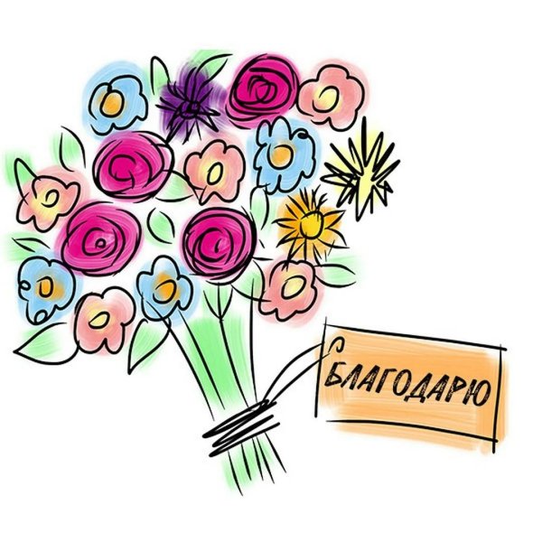 рисунок букета цветов