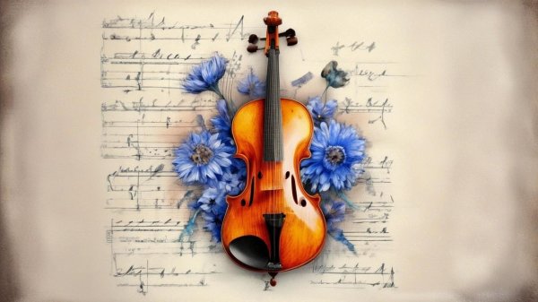 рисунки скрипки