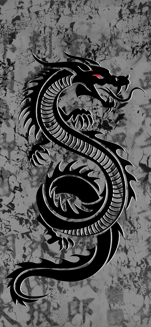 тату китайского дракона