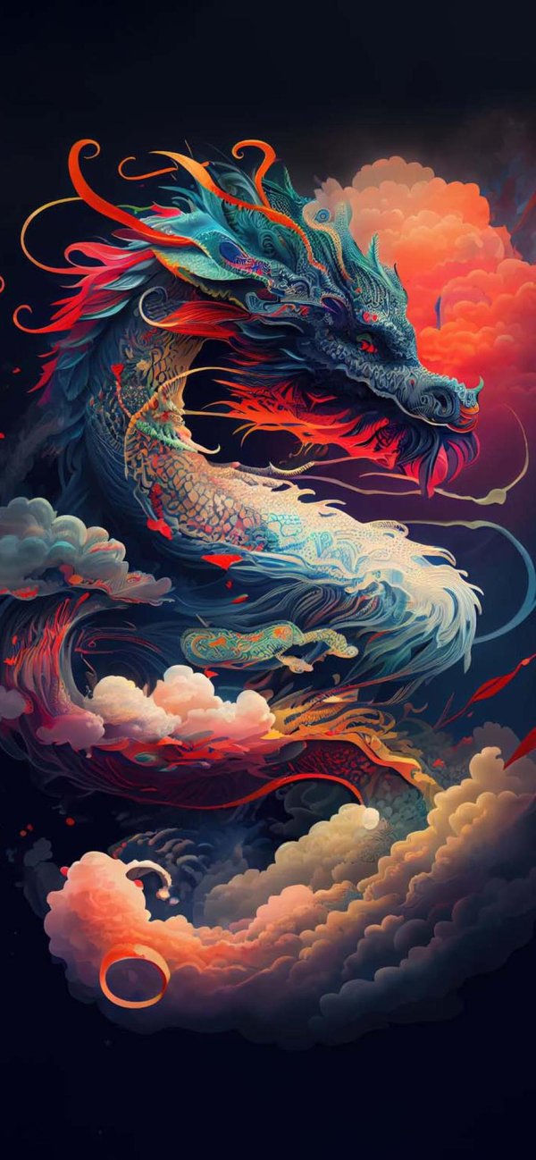 картины драконов