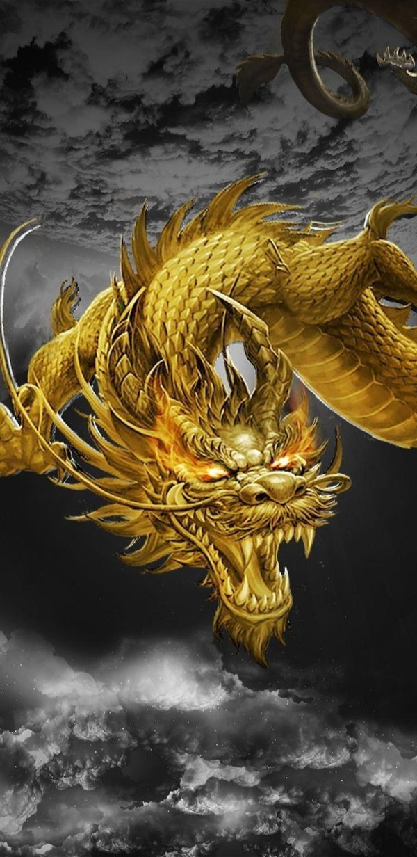 картина на драконе