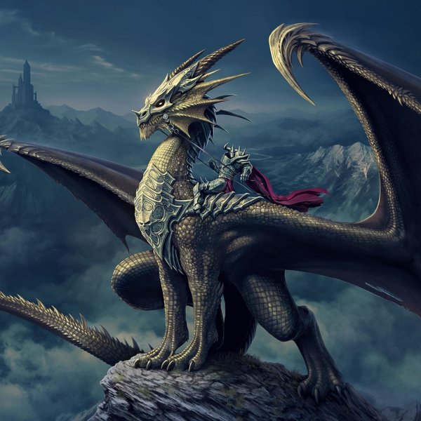 арты европейских драконов