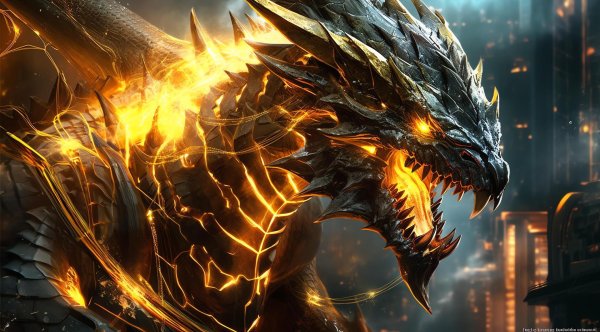 крутой дракон