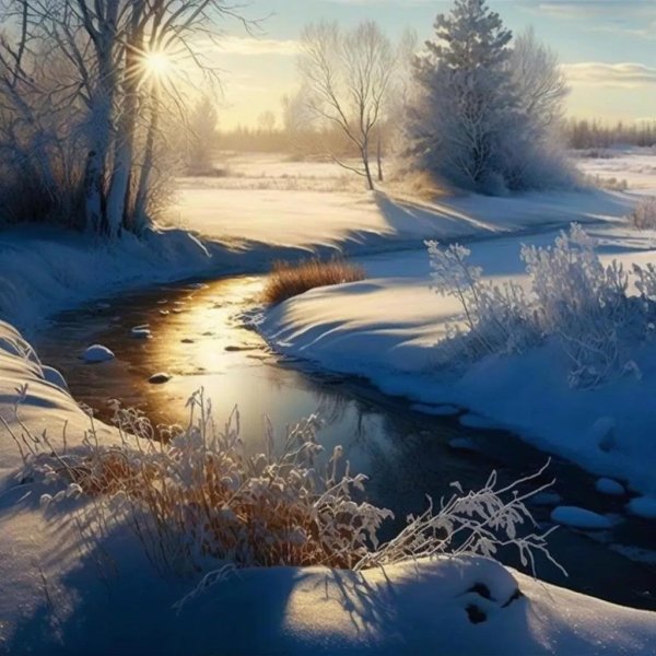 зимние пейзажихудожник сычев алексей владимирович