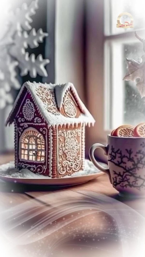 добрая зимнее утро