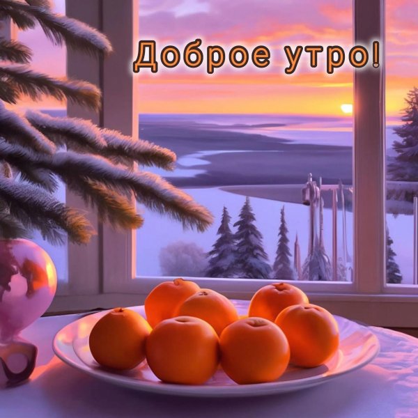 доброе утро рождественское