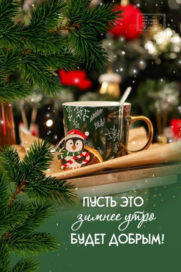 с добрым декабрьским утром