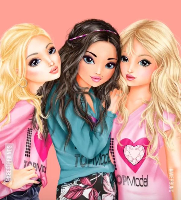 подруги мультяшные