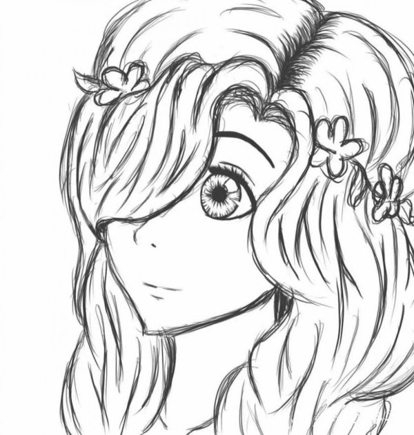 раскраска девушек