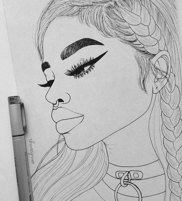 раскраски девушки в стиле арт