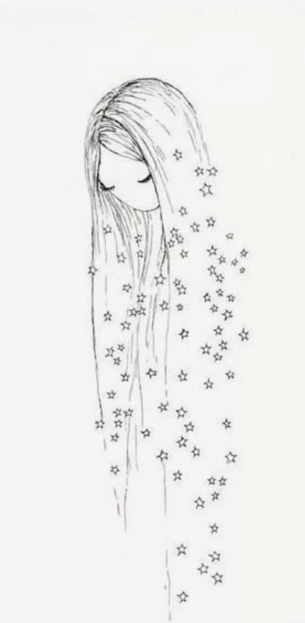 рисунки для срисовки лёгкие и красивые для девочек