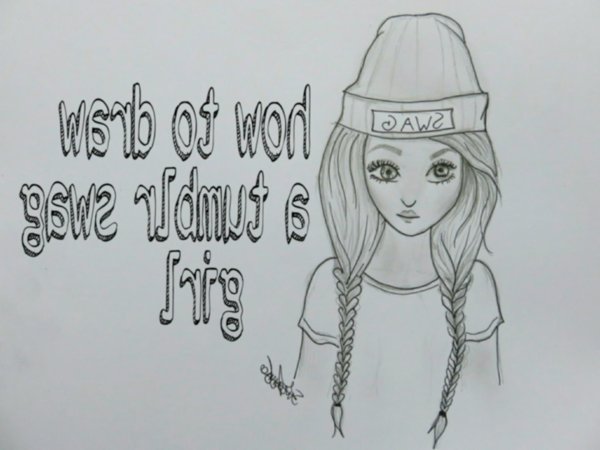 рисунок девочек карандашом