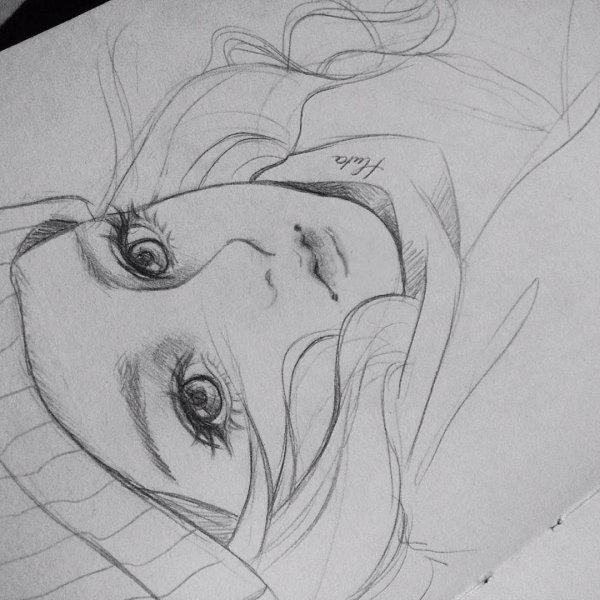 рисунки карандашом тяжелые