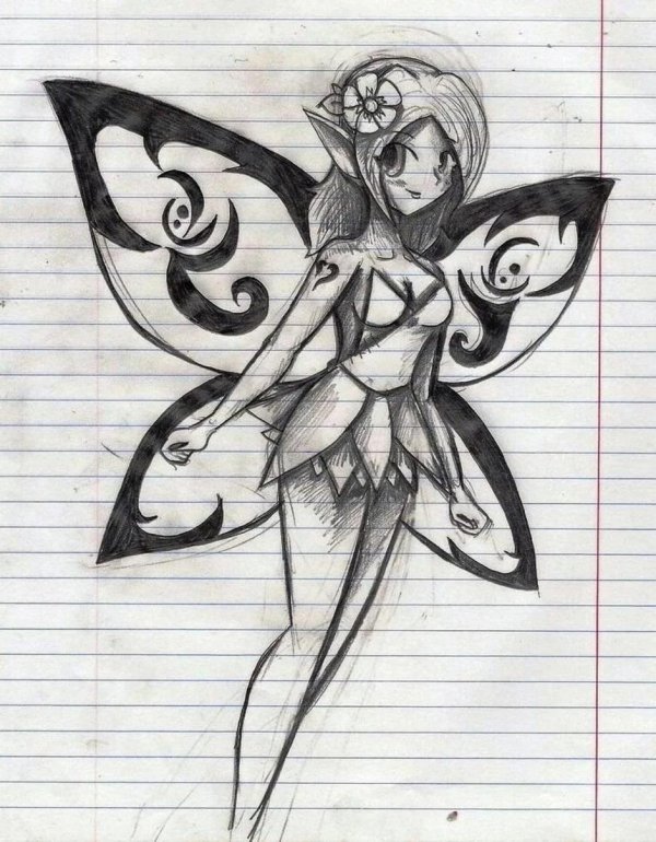 фея набросок
